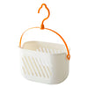 Plastic Hanging Basket Storage Bin Hanging Shower Caddy Organizer Basket with Hook for Pantry Bathroom Dorm Room