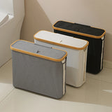 Toilet Paper Storage Basket with Transparent Window and Lid Paper Toys Laundry Storage Organizers for Bathroom Accessories