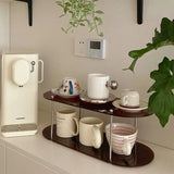 2026 New Ins Perfume Cosmetics Acrylic Storage Rack Water Cup Hand-made Bathroom Storage Desktop Storage Display Stand