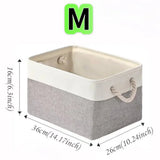 Large Capacity Clothing Sorting Box with Rope HandleCartoon Folding Linen Storage Basket for Toys Underwear Socks Organizer