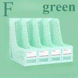 1 pcs, thickened file rack, file frame, quadruple file seat, simple data basket, shelf, file basket, office use, student use