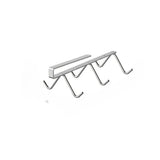 Minimalist Stainless Steel / Cup Holder for Water Cups, Mugs,Coffee Cups / Wall-Mounted for Storage, Organization Under Cabinets