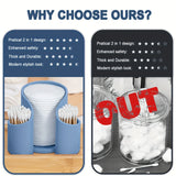 Compact Bathroom Organizer for Mats Q-Tips Floss Dispenser and Makeup Vanity, Storage Solution, Bathroom Organizers And Storage