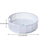 1pc360 ° rotating plastic storage rack bathroom bathroom storage rack kitchen food oil seasoning bottle storage rack fruit tray