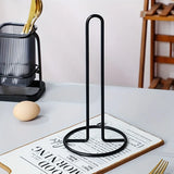 Stainless steel paper towel holder, durable and versatile wrap paper storage rack for kitchen, bathroom and living room