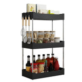 1Pc Kitchen Spice Storage Rack Multi-Functional Countertop Seasoning Storage Rack Household Multi-Layer Corner Shovel Kitchen Ut