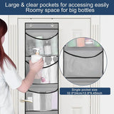 Foldable Wall Hanging Shelves Over The Door Clothes Organizer Storage for Closet with 5 Pockets Organizer for Bedroom Bathroom