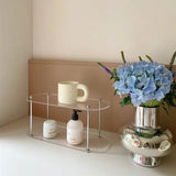 2026 New Ins Perfume Cosmetics Acrylic Storage Rack Water Cup Hand-made Bathroom Storage Desktop Storage Display Stand