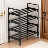 Shoe rack at the entrance of the house, multi-level indoor dormitory entrance door shoe cabinet, multi-functional storage rack
