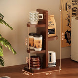 Multifunctional Desktop Multi-layer Cup Holder Office Simple Small Flower Stand Kitchen Countertop Rack Seasoning Storage Rack
