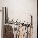 Hooks Over The Door Home Organizer Rack Clothes Coat Hat Towel Hanger Bathroom Accessories Holder Door Hang Quick Installation