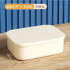 1pc/5pcs Ins Style Storage Box with Lid Dustproof Cosmetics Clothing Grocery Storage Bedroom Dormitory Storage Box Toy Storage