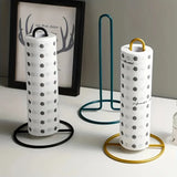 Stainless steel paper towel holder, durable and versatile wrap paper storage rack for kitchen, bathroom and living room