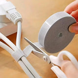 1/3/5M Cable Organizer Cable Management Wire Winder Tape Earphone Mouse Cord Management Ties Protector For iPhone Xiaomi Samsung