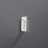 1 Piece Stainless Steel Toothbrush Wash Cup Holder, Home Perforation-Free, Wall-Mounted, Bathroom Shelf Storage Rack