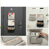 Wall Hanging Storage Caddy Bag,Over Door Hanging Storage Bags Wall Mount Hangable Organizer，File Magazine Waterproof Linen Room