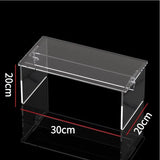 Transparent Acrylic Display Stand For Toys Model, Assembly Desktop Heightened Storage Shelf, Refrigerator Cabinet Layered