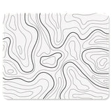 PC Small Keyboard Table Mats Mouse Pad Locking Edge Gabinete Mausepad Computer Mat Geometric Art Gaming Office Accessories Rug ﻿