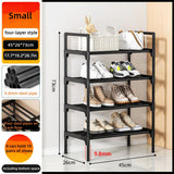 Shoe rack at the entrance of the house, multi-level indoor dormitory entrance door shoe cabinet, multi-functional storage rack