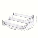Perfume Storage Box-Cosmetic Storage Box, Sturdy Transparent Rack, Suitable for Kitchen and Bathroom Countertop Cabinet Storage