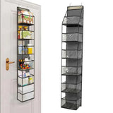 4Layer Storage Bag Foldable Hanging Organizers for Bathroom Behind Door Snacks Toys Clothes Storage Accessories Closet Organizer