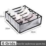 Underwear Drawer Organizer Storage Box Foldable Closet Organizers Drawer Divider Storage Boxes For Underpants Socks Bra