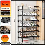 Shoe rack at the entrance of the house, multi-level indoor dormitory entrance door shoe cabinet, multi-functional storage rack