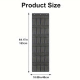 24 compartments shoe storage bag, door hanging storage bag, suitable for bedrooms, living rooms, dormitories, shoe storage bag