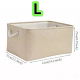 Large Capacity Clothing Sorting Box with Rope HandleCartoon Folding Linen Storage Basket for Toys Underwear Socks Organizer