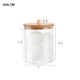 Makeup Cotton Pad Organizer Bathroom Storage Box For Cotton Swabs Cosmetics Jewelry Makeup Remover Pad Container