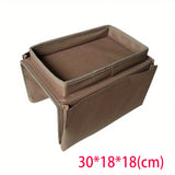 Bed Holder Felt Bedside Sofa Armrest Storage Hanging Bag Remote Control Storage Finishing Bag Sundries Chair Side Storage Bag
