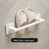 Bathroom Slipper Rack, No-Drill Wall-Mounted Draining Storage Hanging Rack for Toilet Door, Shoe Storage Organizer.