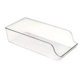 1/2Tier Soda Can Dispenser for Refrigerator Stackable Drink Organizer for Fridge, Clear Plastic Refrigerator Organizer Bins
