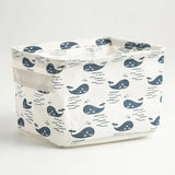 1pc Cotton Linen Fabric Waterproof Desktop Sundries Basket Storage Box Cosmetic Toy Organizer Underwear Socks Clothes Storagebag