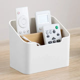 Plastic Desktop Storage Box for Remote Controls Tissues Cosmetics Office Supplies Living Room Organization