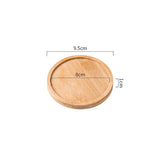 1Pcs Wooden Soap Dispenser Tray Vanity Countertop Bottles Organizer Holder Square Candles Jewelry Storage Tray for Bathroom