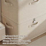 Lockable Storage Box Jeans Clothes Organizer Pants Sweater Storage Cabinets Drawers Organizer Washable Shelf Baskets for Blanket