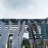 2 PCS Hanging Rod Sock Rack, Clothes Hanger Suitable For Drying Socks, Towels, Underwear And Other Small Clothing Items