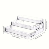 Perfume Storage Box-Cosmetic Storage Box, Sturdy Transparent Rack, Suitable for Kitchen and Bathroom Countertop Cabinet Storage