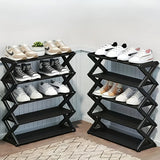 Innovative X-Shape Multi-Function Shoe Rack, Space-Saving Organizer for Bedroom, Hallway, Dorm & Desk – Max 100 Chars.