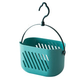 Plastic Hanging Basket Storage Bin Hanging Shower Caddy Organizer Basket with Hook for Pantry Bathroom Dorm Room