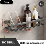 Bathroom Storage Rack Stainless Steel Anti Rust Storage Shower Rack Suction Cup Storage Rack Household Storage Appliances