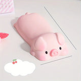 1pc Cute Wrist Rest, Support for Mouse Keyboard Computer Elbow Pad Arm Rest, for Desk, Kawaii, Office SuppliesPU Mouse Pad