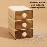 Transparent Drawer Organizer with Aromatherapy Handle – Stackable Divided Box for Socks, Underwear, and Lingerie Storage