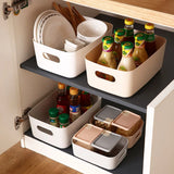 1/3pcs Dormitory Miscellaneous Storage Box Desktop Cosmetic Storage Box Bathroom Kitchen Bedroom Plastic Storage Basket
