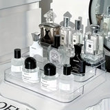 Perfume Storage Box-Cosmetic Storage Box, Sturdy Transparent Rack, Suitable for Kitchen and Bathroom Countertop Cabinet Storage