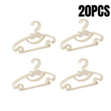 5-50Pcs Baby Hangers Plastic Kids Clothes Storage Hanger for Nursery Children Hangers Toddler Infant Portable Coats Home Rack