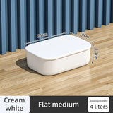 Colorful Plastic Organizers Storage Box With Lid For Toys Underwear Sock Jewelry Lipstick Container Stackable Baskets Bins