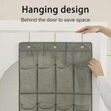 24 compartments shoe storage bag, door hanging storage bag, suitable for bedrooms, living rooms, dormitories, shoe storage bag