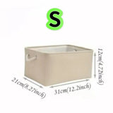 Large Capacity Clothing Sorting Box with Rope HandleCartoon Folding Linen Storage Basket for Toys Underwear Socks Organizer